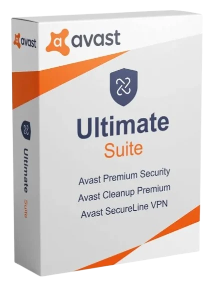 Avast Free Antivirus interface showing dashboard with security status