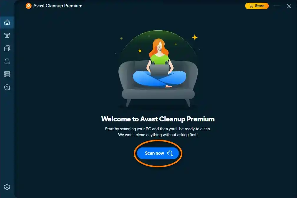 Avast Cleanup Premium for Windows dashboard showing system status